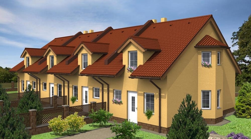Kétszintes családi sorház - sz.8